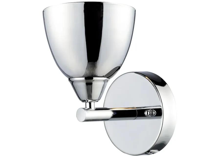 Reflections 8" High 1-Light Sconce - Polished Chrome