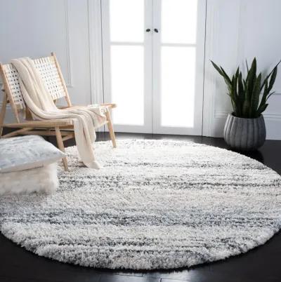 FONTANA SHAG Round Power Loomed 3' X 3' Round Rug