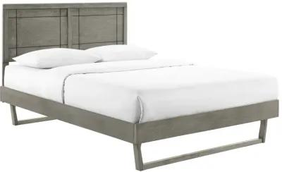 Marlee Full Wood Platform Bed With Angular Frame