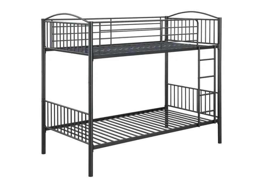 Anson Twin Over Twin Bunk Bed with Ladder