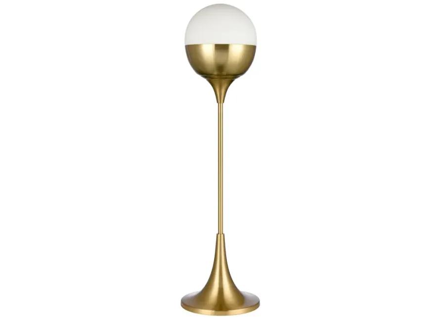 Robin Avenue 30'' High 1-Light Table Lamp - Satin Gold - Includes LED Bulb