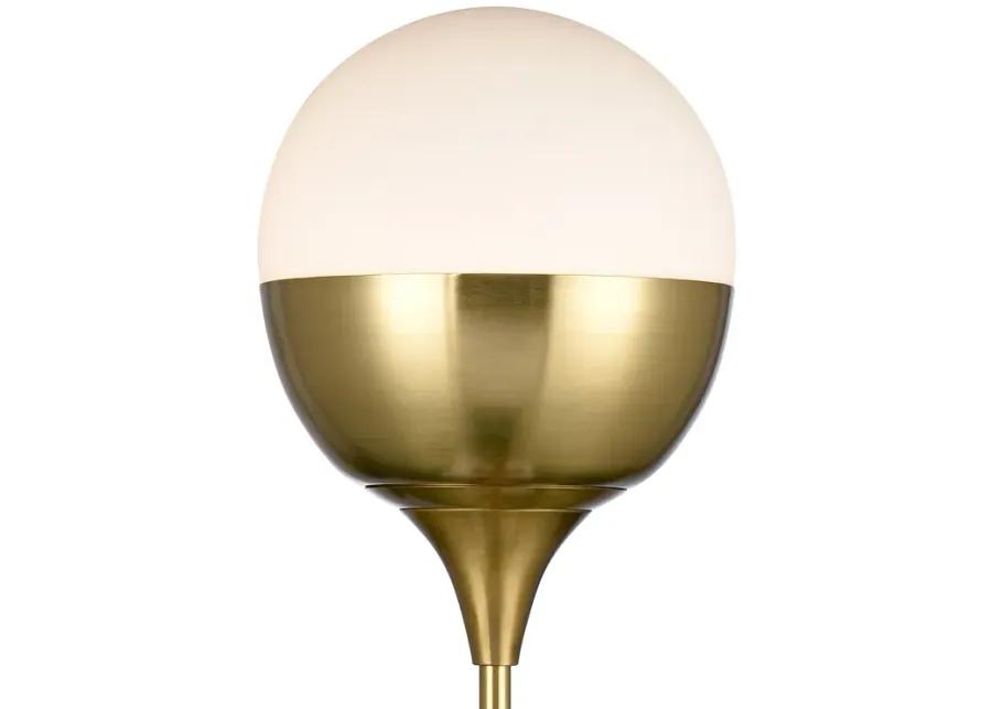 Robin Avenue 30'' High 1-Light Table Lamp - Satin Gold - Includes LED Bulb