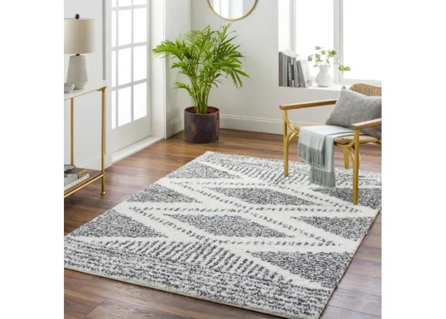 Deluxe Shag 5'3" Round Rug