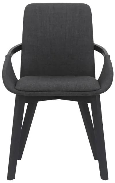 Greisen Modern Charcoal Wood Dining Room Chair