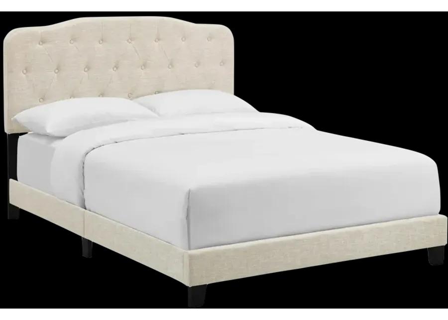 Amelia Queen Upholstered Fabric Bed