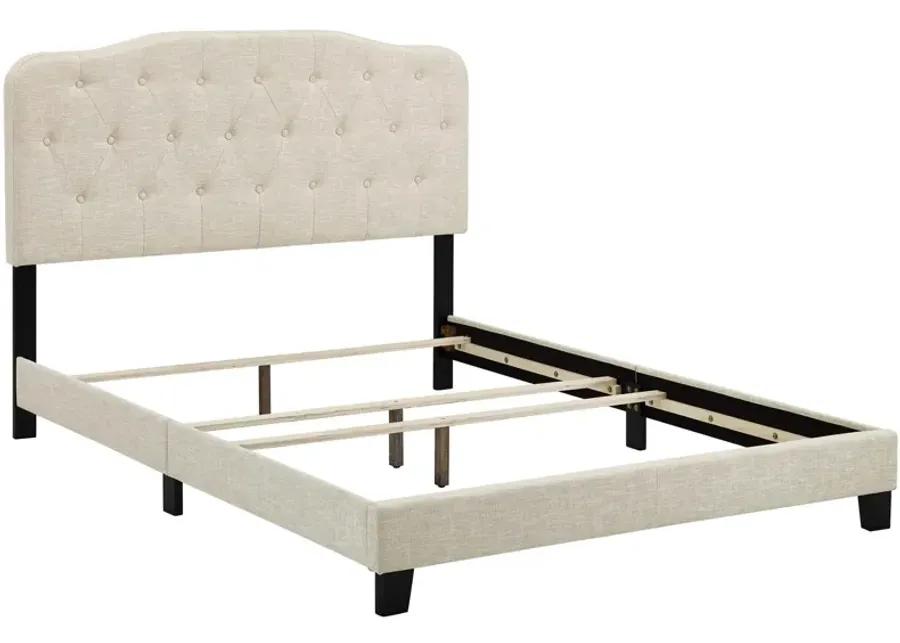 Amelia Queen Upholstered Fabric Bed