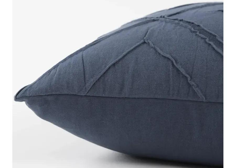 Geometric Blue Pillow