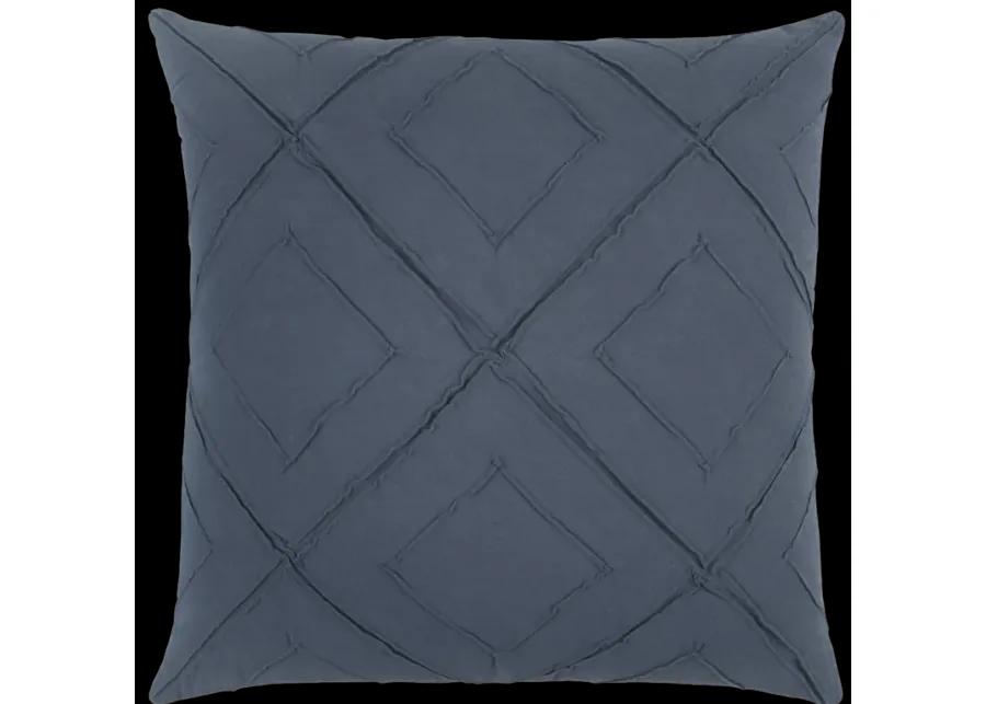 Geometric Blue Pillow