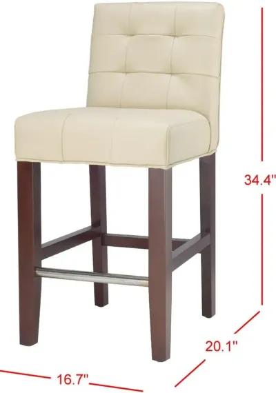 THOMPSON 23.9" LEATHER COUNTER STOOL