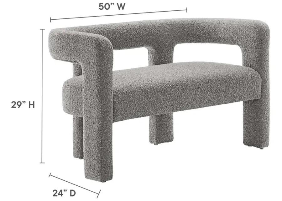 Kayla Boucle Upholstered Loveseat