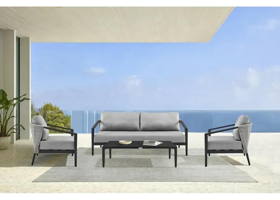 Palma Patio 4-Piece Outdoor Lounge Set 