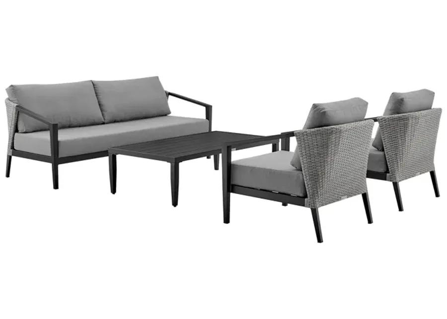 Palma Patio 4-Piece Outdoor Lounge Set 