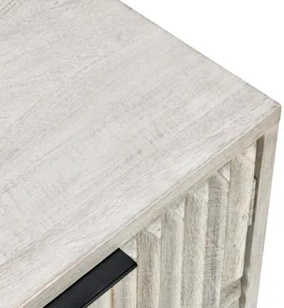 Flint Two-Door Mango Wood Sideboard in White Wash