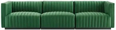 Conjure Channel Tufted Performance Velvet Sofa