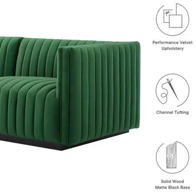 Conjure Channel Tufted Performance Velvet Sofa