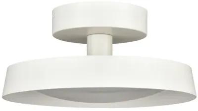 Nancy 11.75" WideLED Semi Flush Mount - Matte White