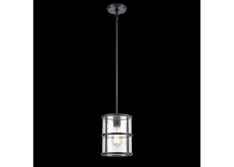 Solace 7" Wide 1-Light Mini Pendant - Matte Black