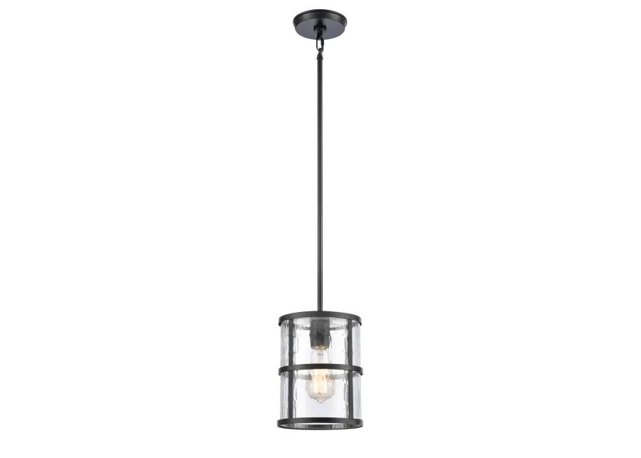 Solace 7" Wide 1-Light Mini Pendant - Matte Black