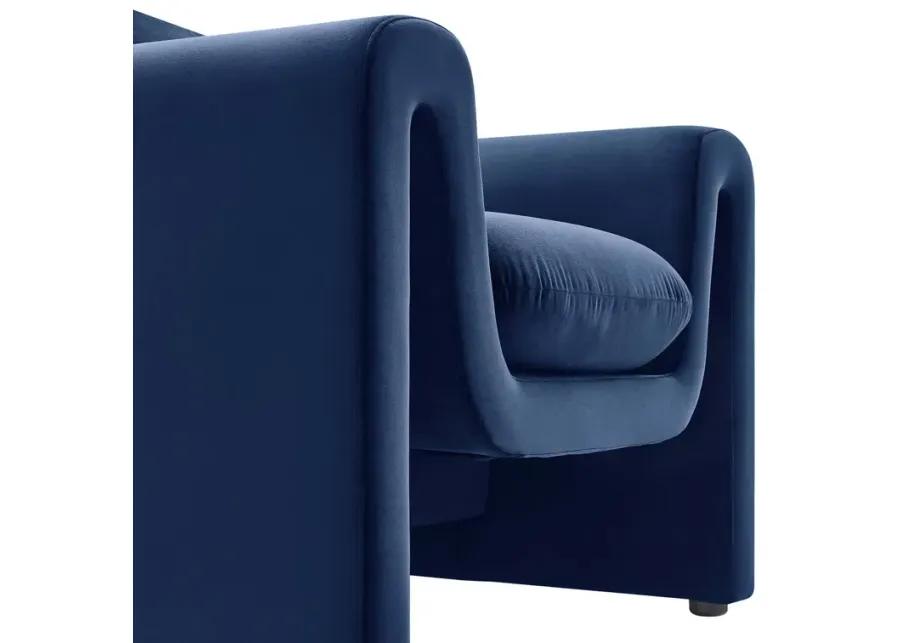 Waverly Performance Velvet Armchair