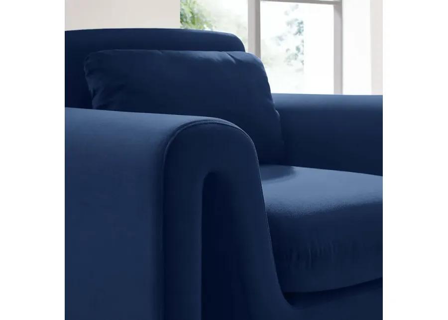 Waverly Performance Velvet Armchair