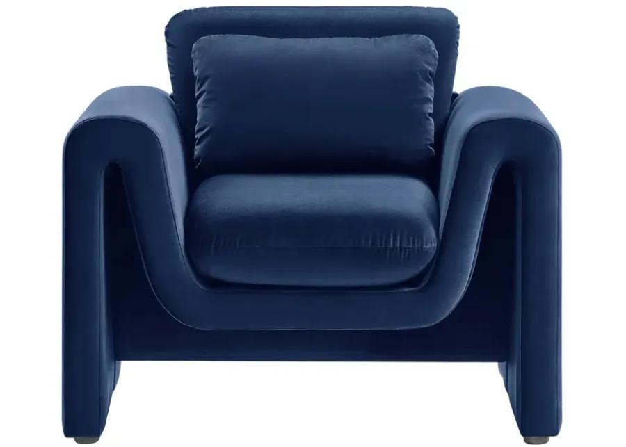 Waverly Performance Velvet Armchair