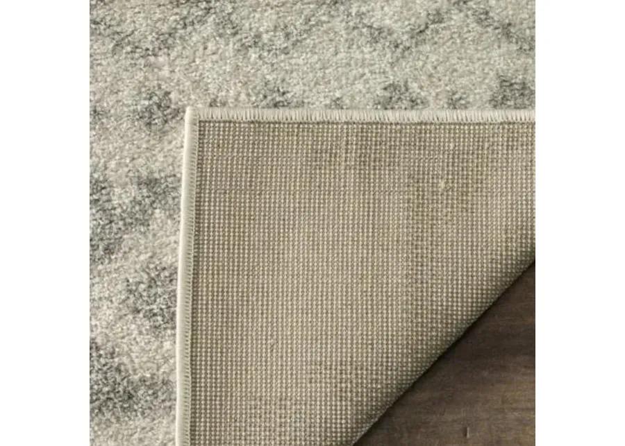 Adirondack Contemporary Ivory / Silver 3' X 5' Powerloomed Rug