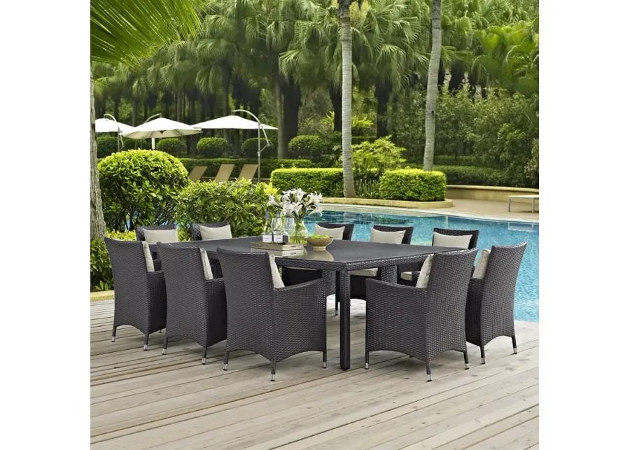 Convene 11 Piece Outdoor Patio Dining Set