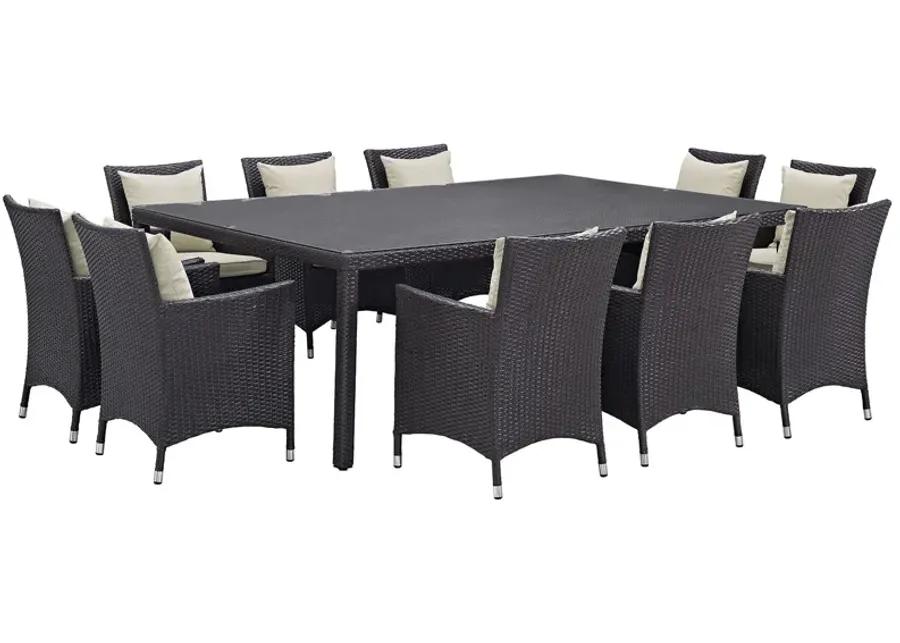 Convene 11 Piece Outdoor Patio Dining Set