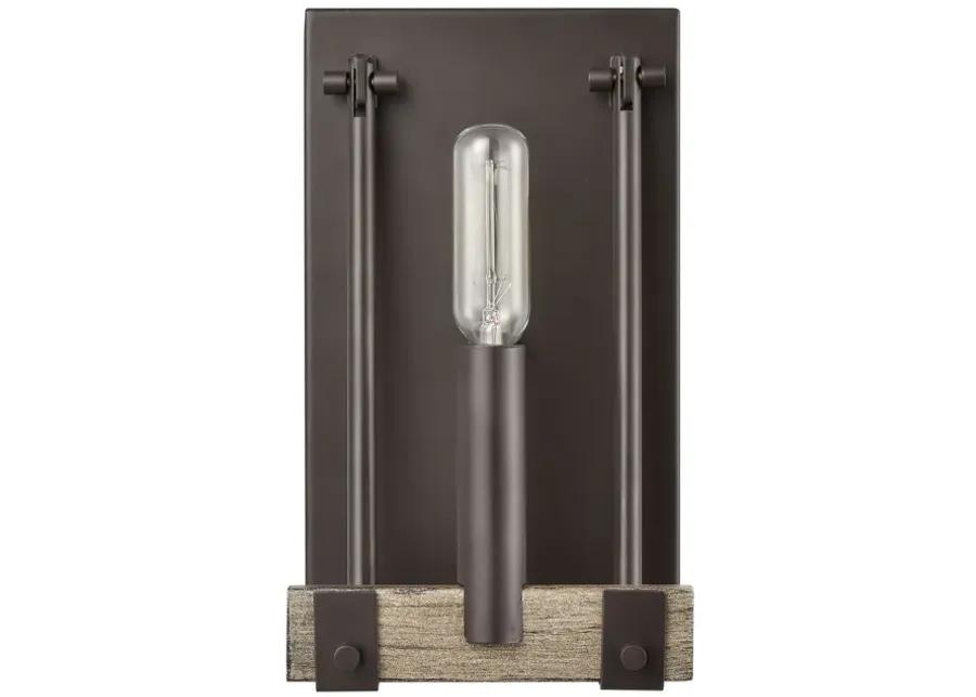 Transitions 9" High 1-Light Sconce - Oil Rubbed Bronze