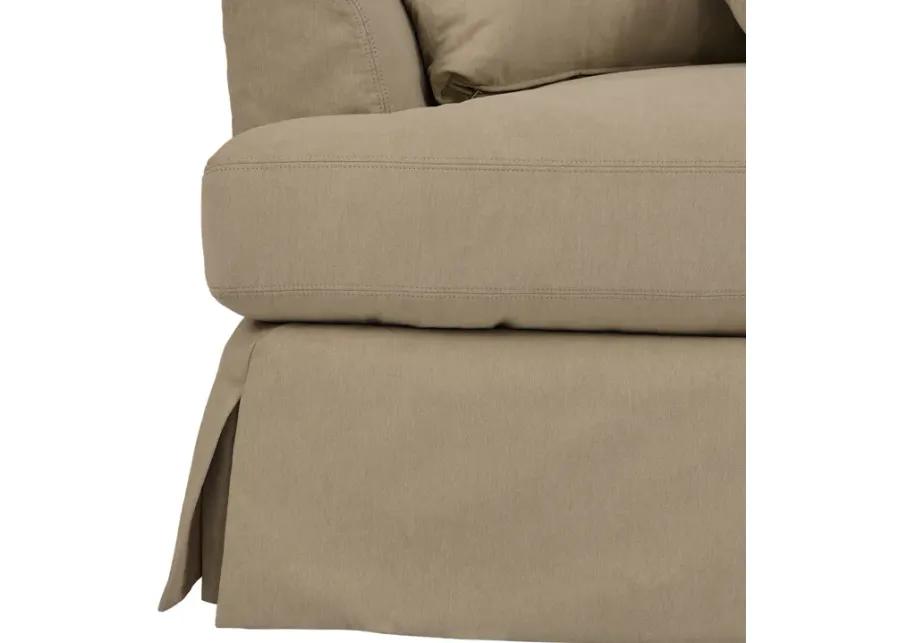 Ciara 93" Upholstered Sofa in Sahara Brown