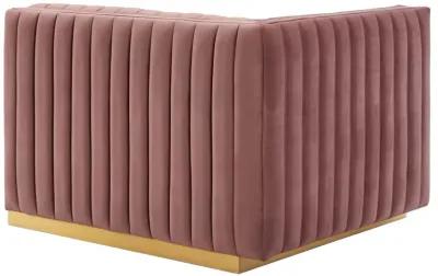 Conjure Channel Tufted Performance Velvet Loveseat