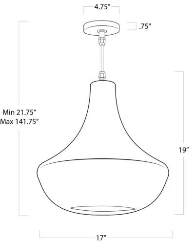 Vista Outdoor Chandelier (White)