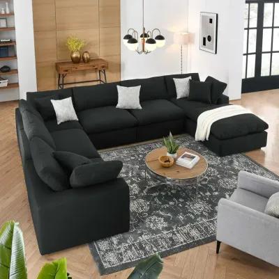 Commix Down Filled Overstuffed 7-Piece Sectional Sofa