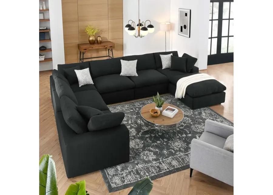 Commix Down Filled Overstuffed 7-Piece Sectional Sofa