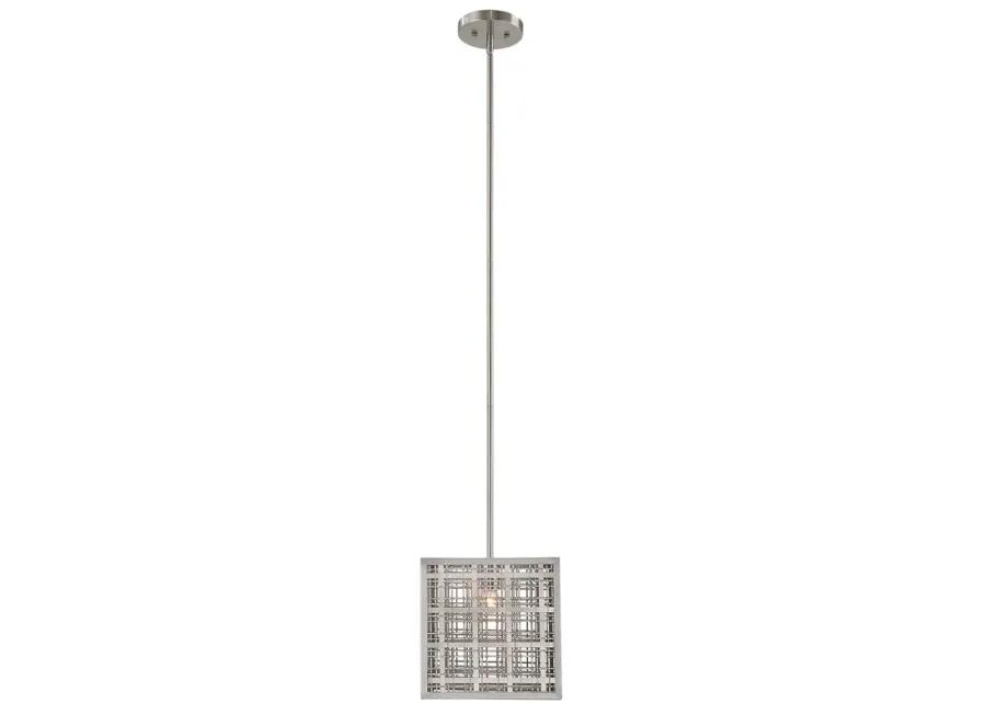 Pendleton 1 Light Nickel Pendant