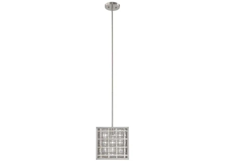 Pendleton 1 Light Nickel Pendant