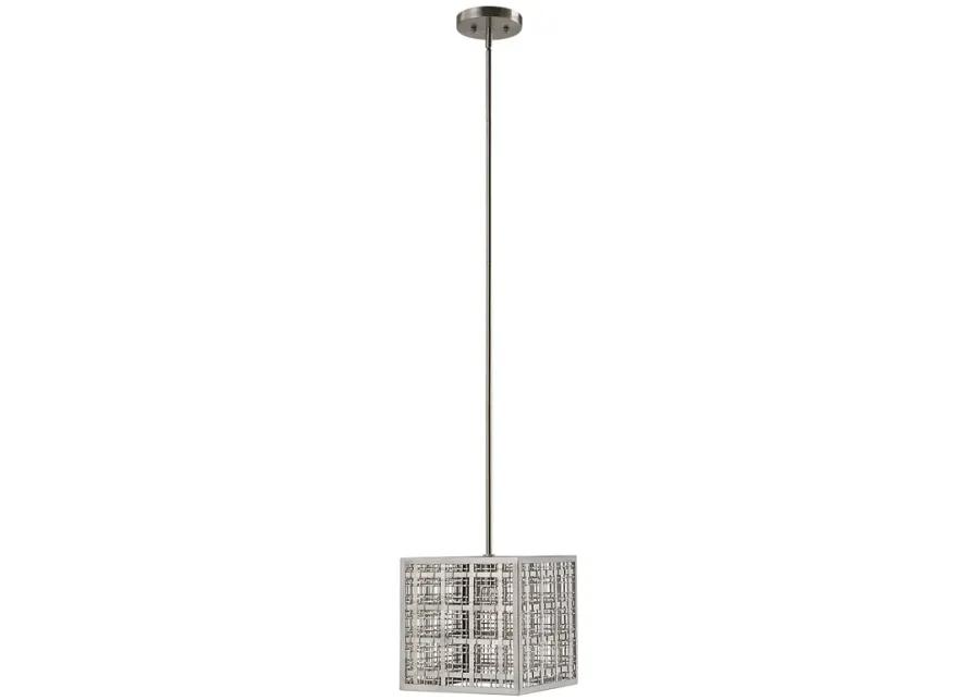 Pendleton 1 Light Nickel Pendant