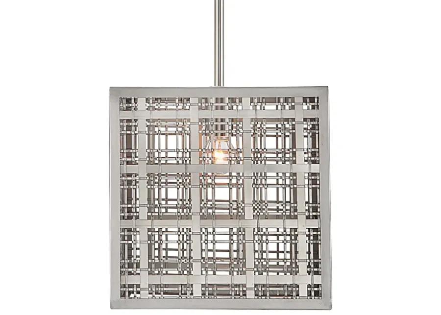 Pendleton 1 Light Nickel Pendant