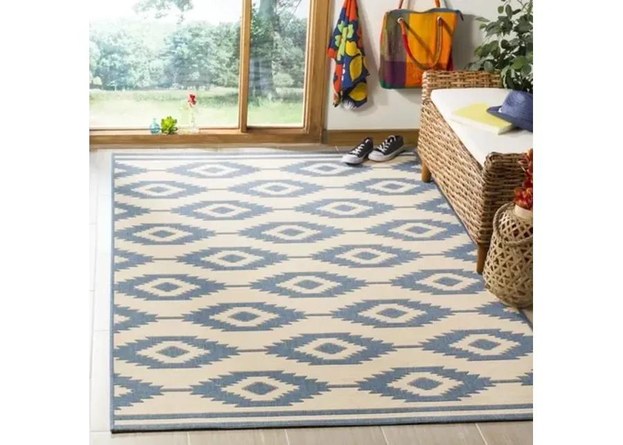 LINDEN 171 Collection LND171M-9 Blue / Creme 9' X 12'