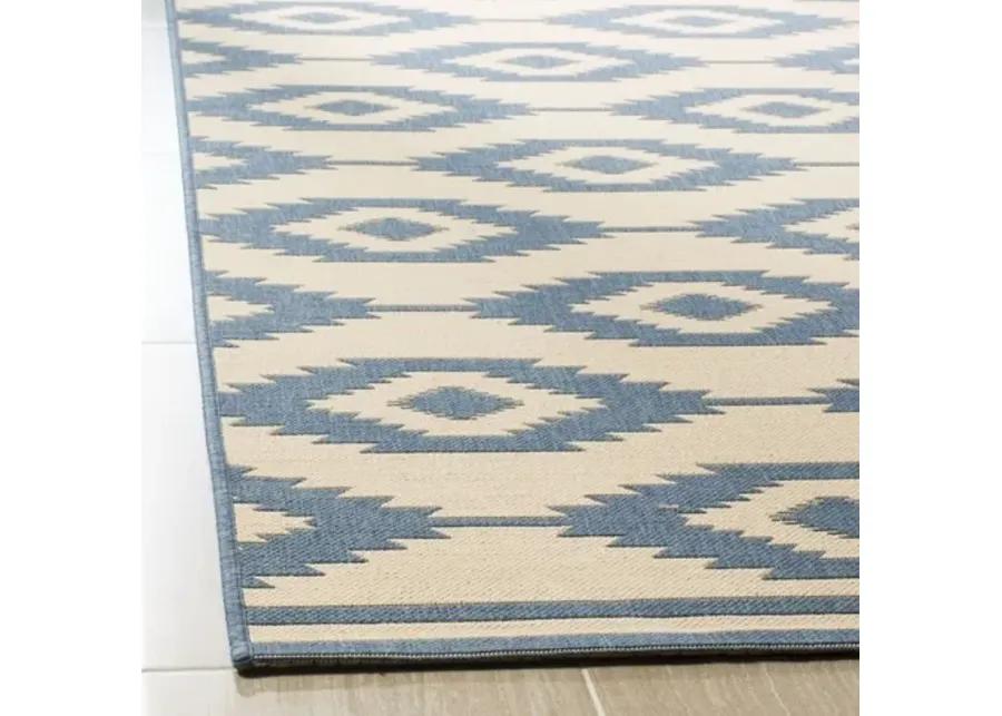 LINDEN 171 Collection LND171M-9 Blue / Creme 9' X 12'