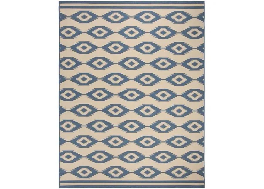 LINDEN 171 Collection LND171M-9 Blue / Creme 9' X 12'