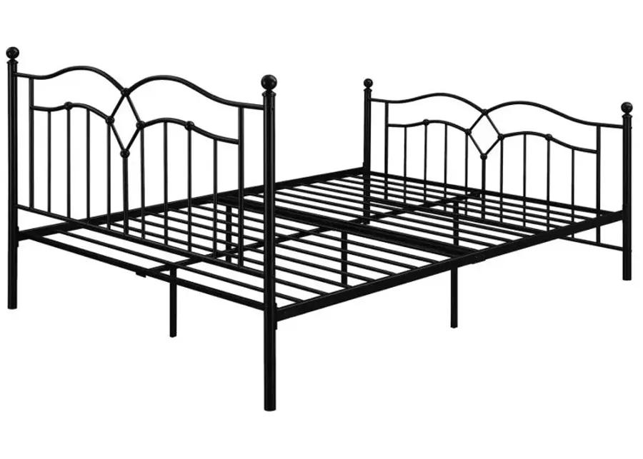 Klossen Queen Platform Bed Black