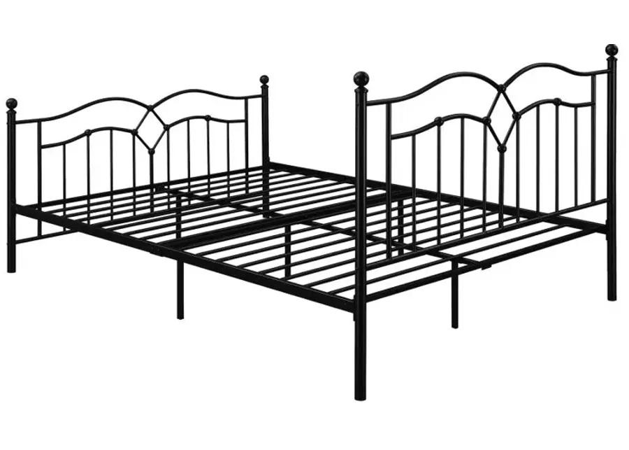 Klossen Queen Platform Bed Black