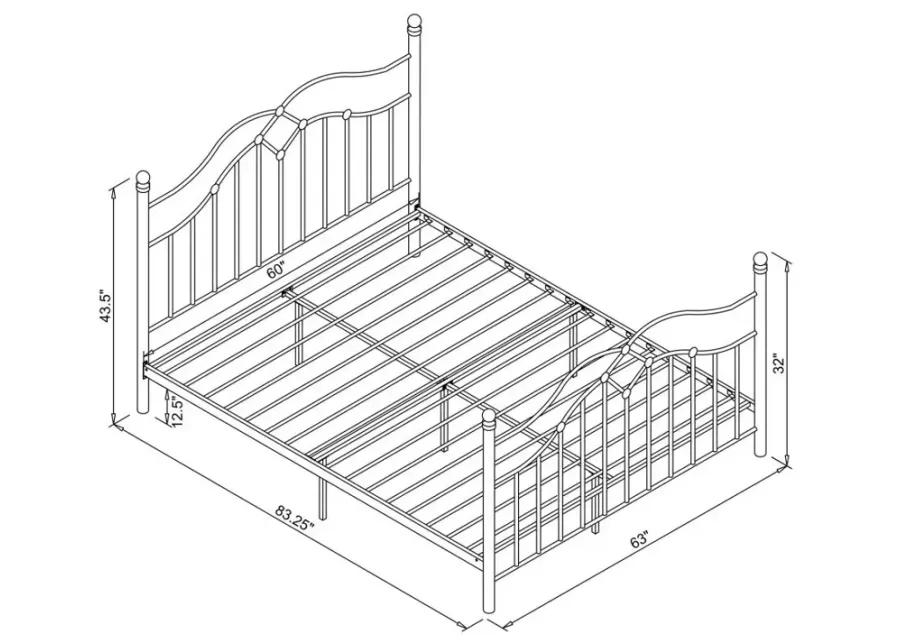 Klossen Queen Platform Bed Black