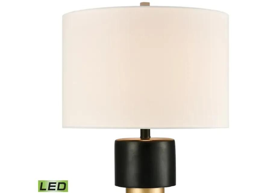 Notre Monde 32'' High 1-Light Table Lamp - Polished Concrete - Includes LED Bulb