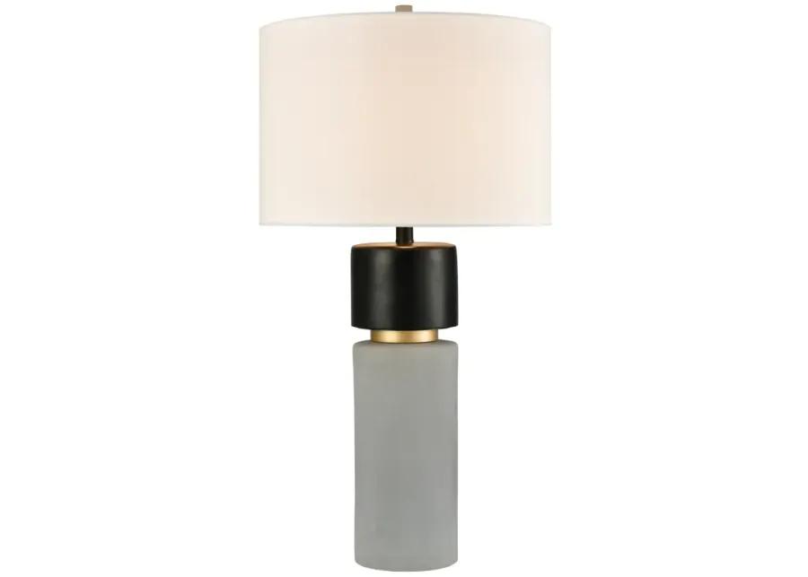 Notre Monde 32'' High 1-Light Table Lamp - Polished Concrete - Includes LED Bulb