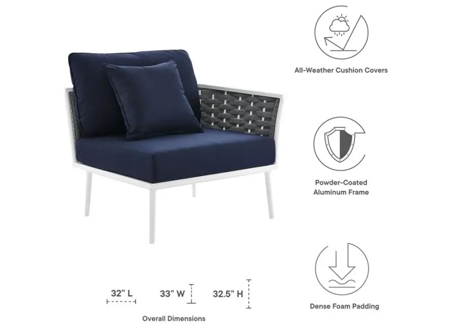 Stance Outdoor Patio Aluminum Right-Facing Armchair