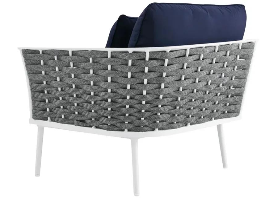 Stance Outdoor Patio Aluminum Right-Facing Armchair