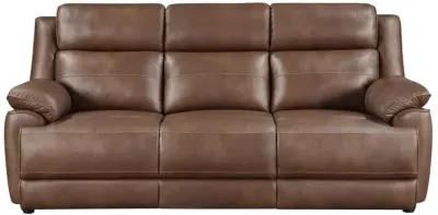 Ellington 3-piece Upholstered Padded Arm Sofa Set Dark Brown