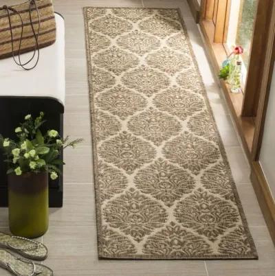 LINDEN 135 Collection LND135C-28 Cream / Beige 2'-2" X 8'